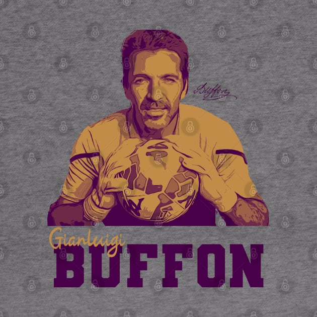 Gianluigi buffon brown vector by Aloenalone